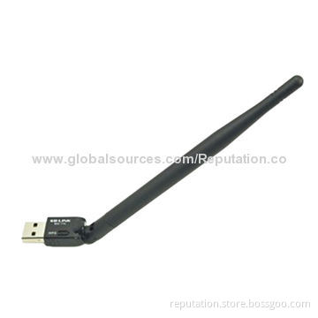 USB 802.11n 150Mbps Mini Wireless LAN Adapter, Supports WPS Key Encryption